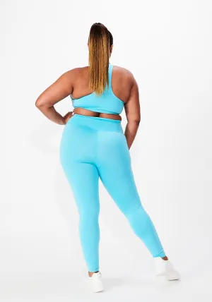 Siriano Sport 7/8 Length Leggings in Teal