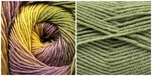 (Sizes Small/Medium - Large/X-Large) PREORDER KIT Embossed Phoenix Cardigan - SAGE   LILAC FIELDS