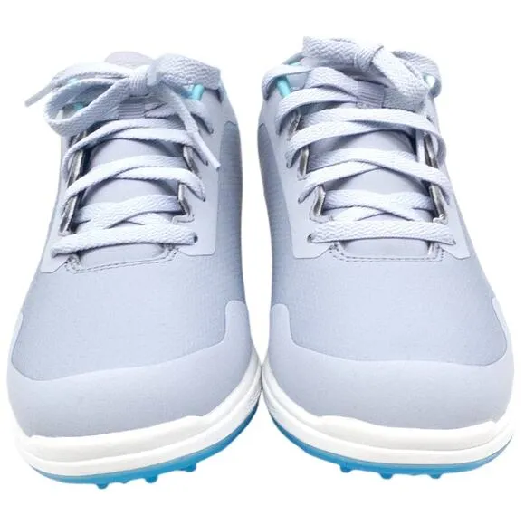 Skechers GO GOLF Spikeless TPU Outsole Golf Shoe Gray Aqua  Blue Women's 8