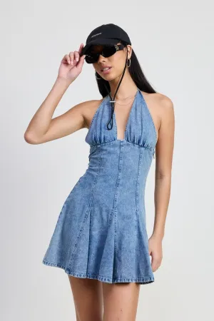 So In Love Denim Dress