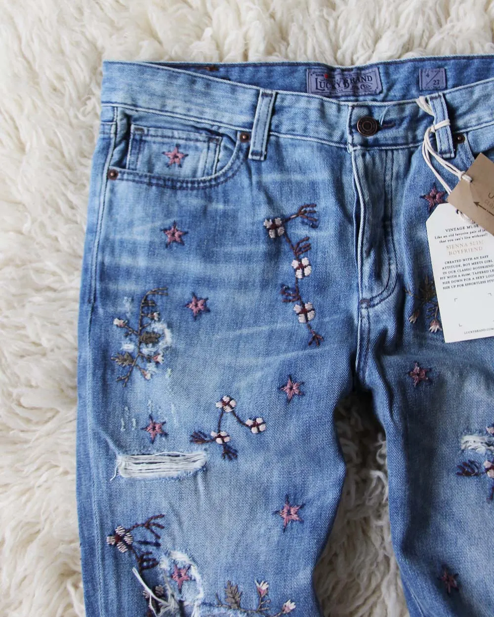 Spool   Lucky Embroidered Jeans