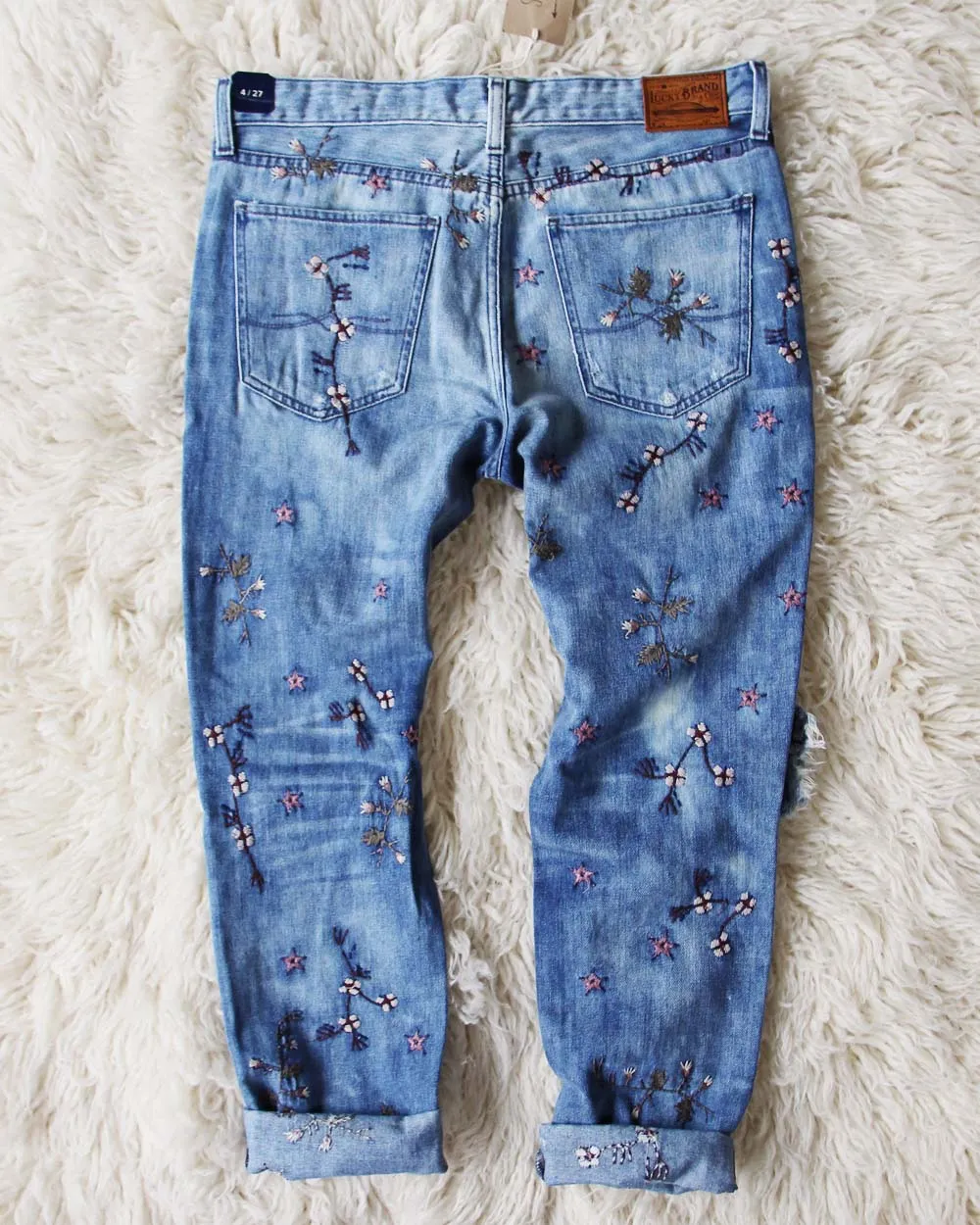 Spool   Lucky Embroidered Jeans