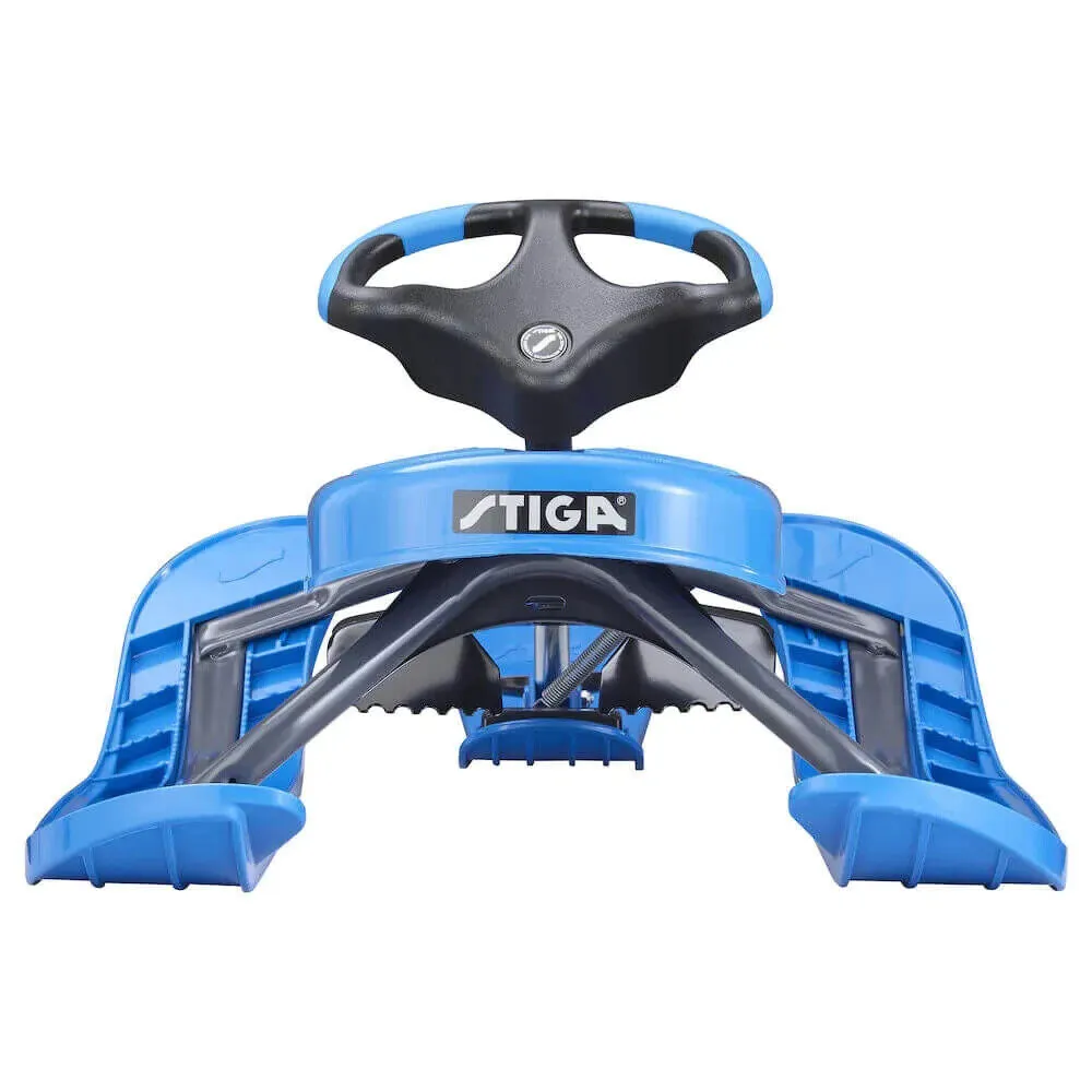 Stiga Snow Racer Curve Pro Snow Sledge - Graphite Grey / Blue