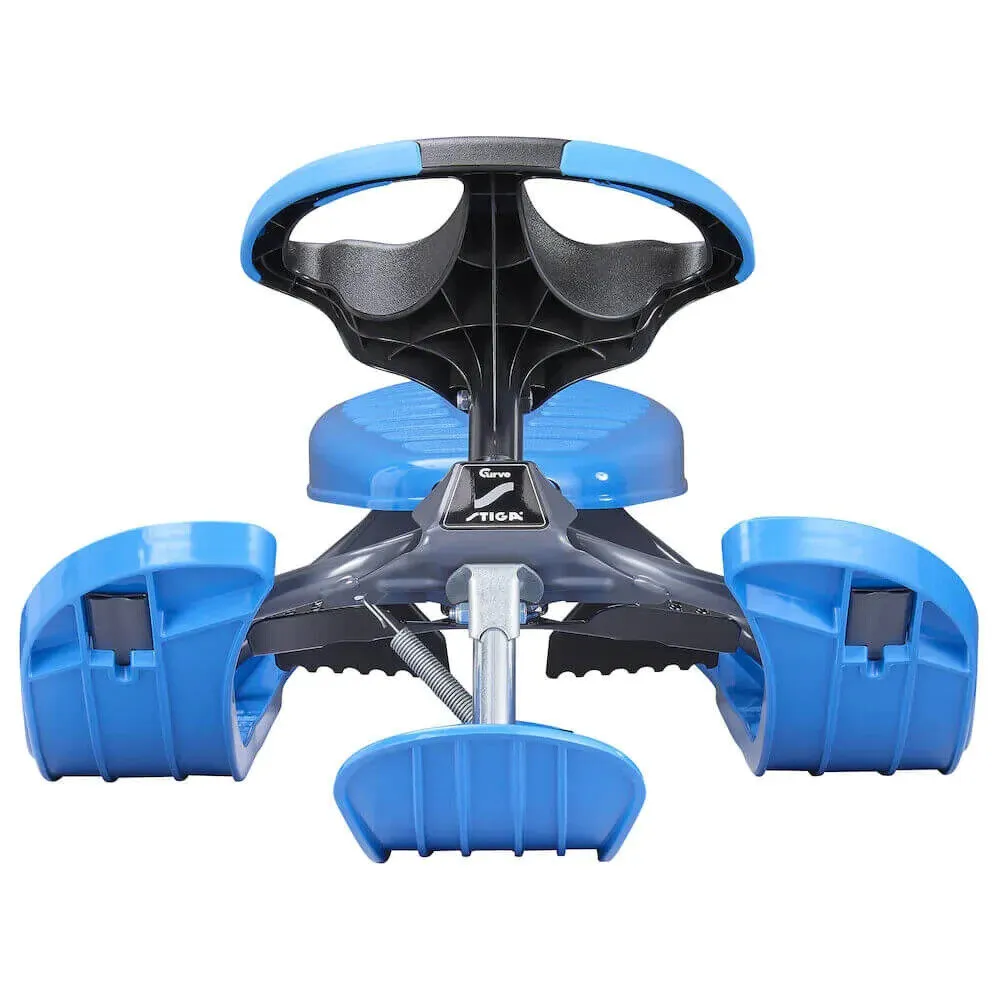 Stiga Snow Racer Curve Pro Snow Sledge - Graphite Grey / Blue