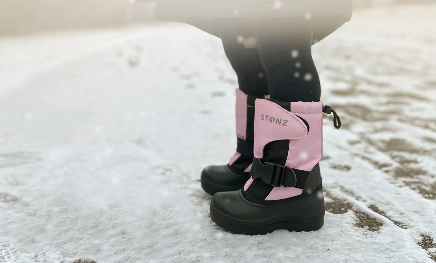 Stonz Trek Toddler Snow Boots - Black