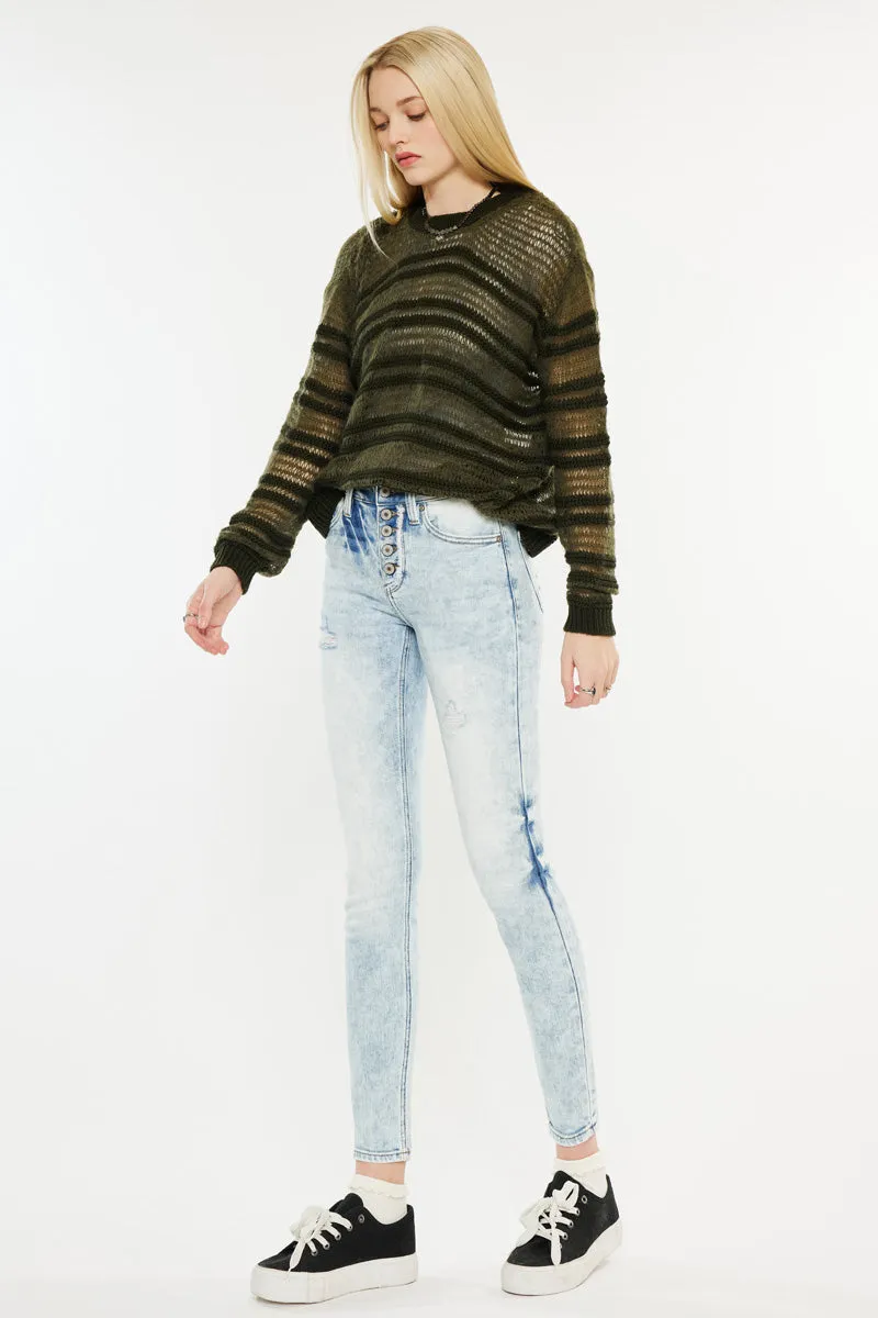 Sukie High Rise Ankle Skinny Jeans