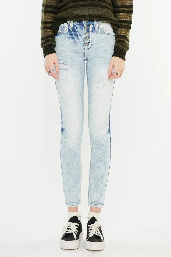 Sukie High Rise Ankle Skinny Jeans
