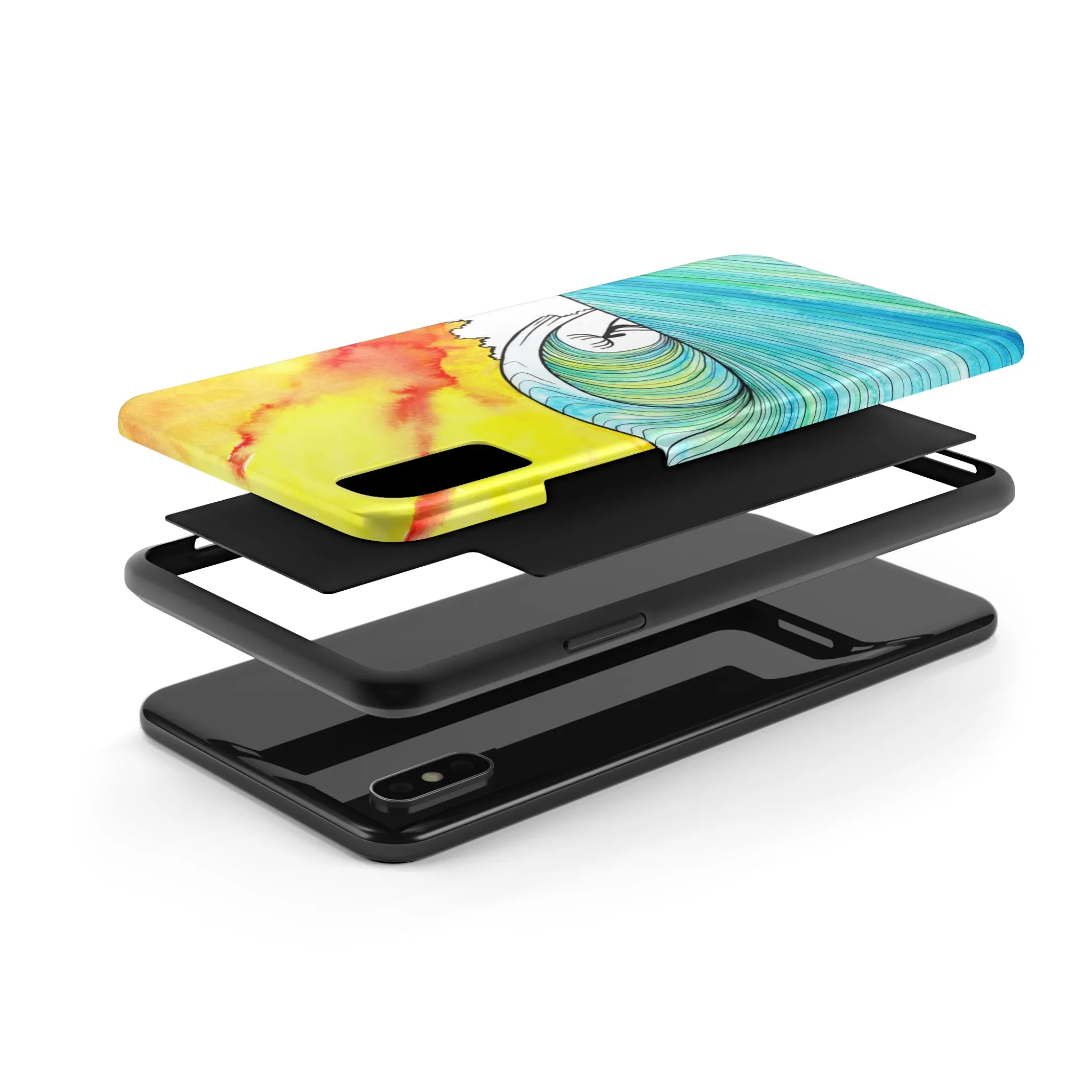 Sunset Slab Tough Phone Case