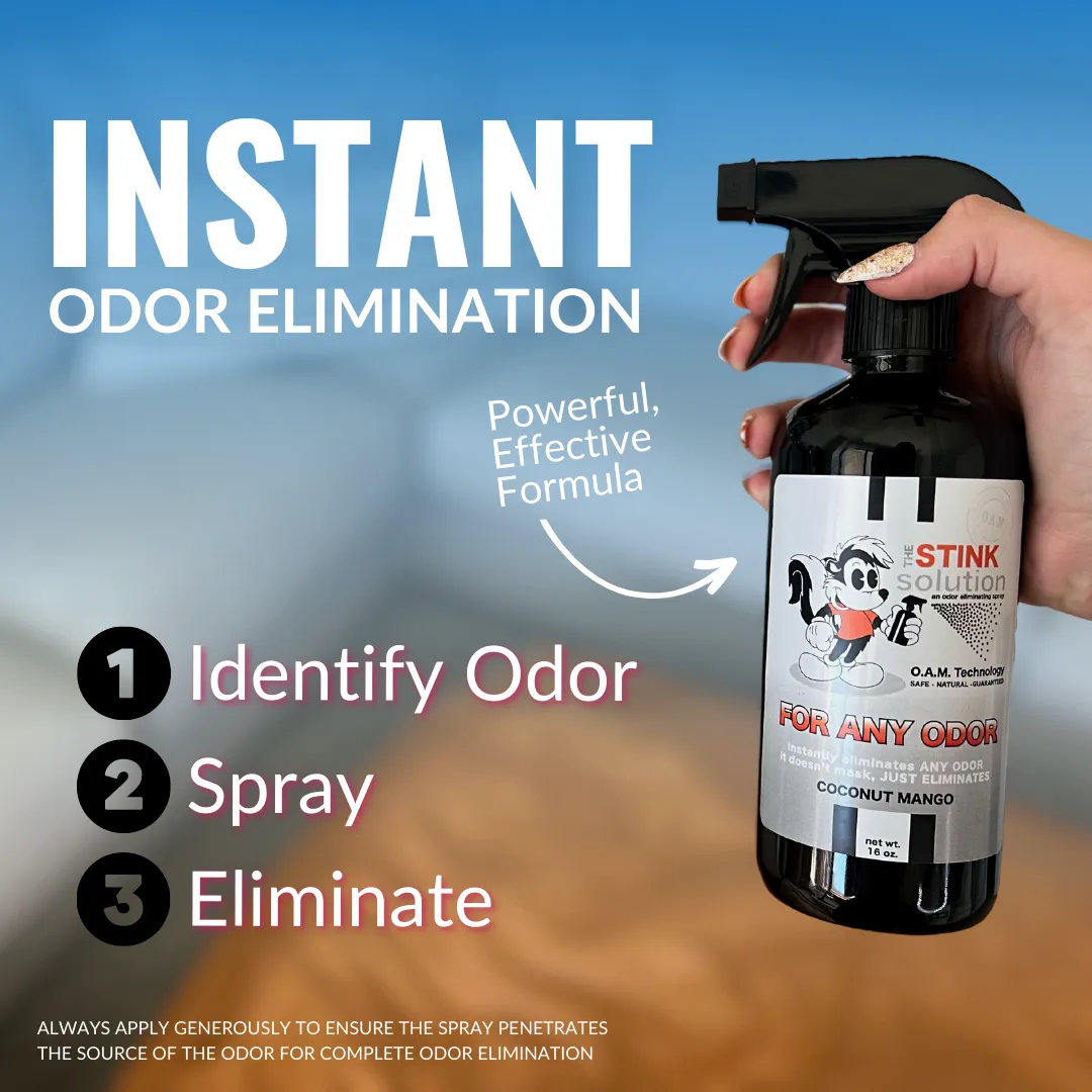 Super Sample Bundle - Two Unscented Mini Laundry Boosters   Two 4 oz For Any Odor Eliminator Sprays