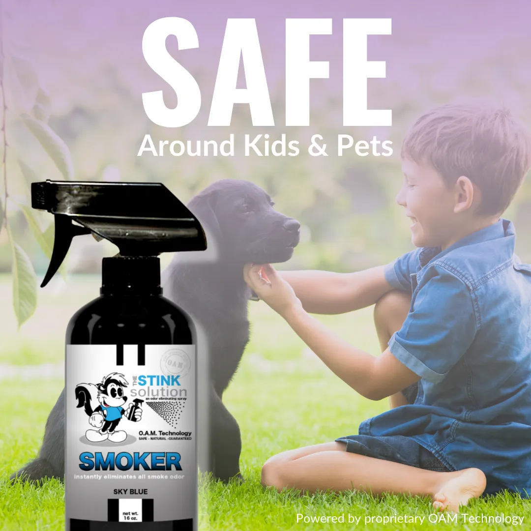 Super Sample Bundle - Two Unscented Mini Laundry Boosters   Two 4 oz Smoke Odor Eliminator Sprays