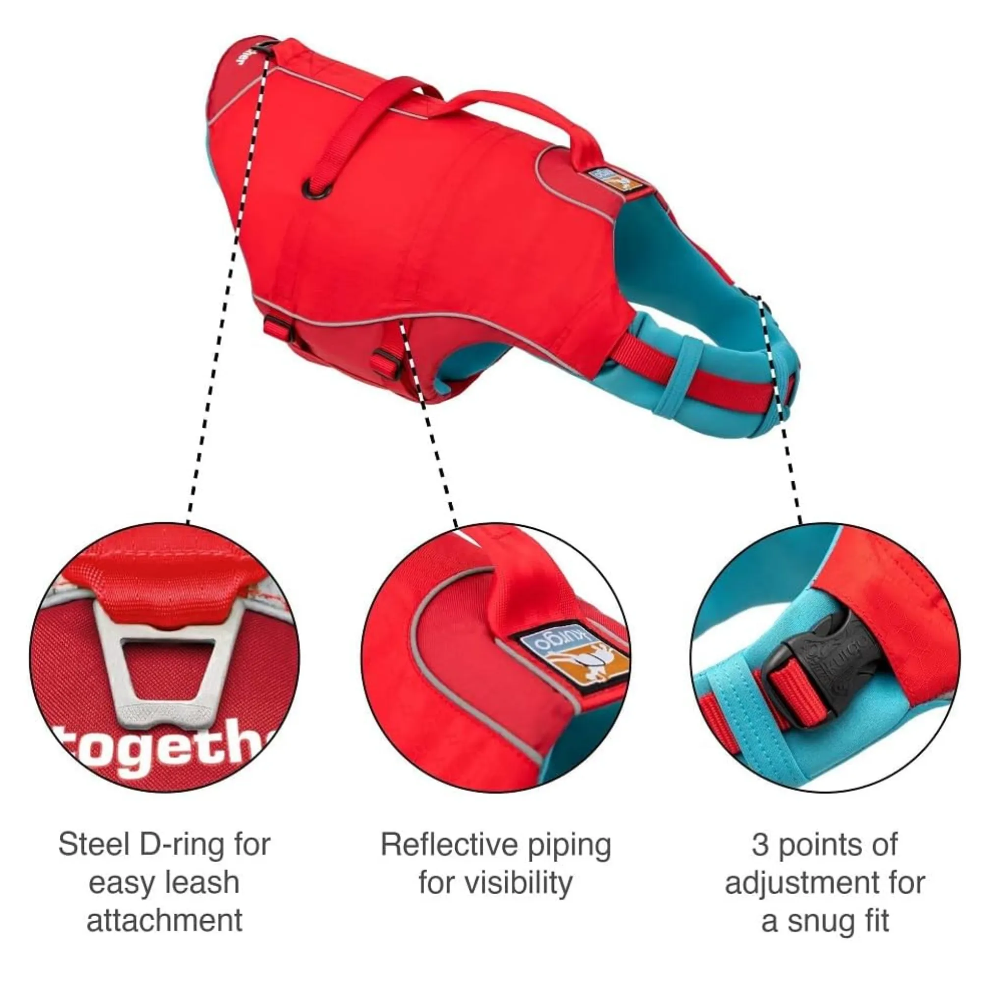 Surf N Turf Dog Life Jacket