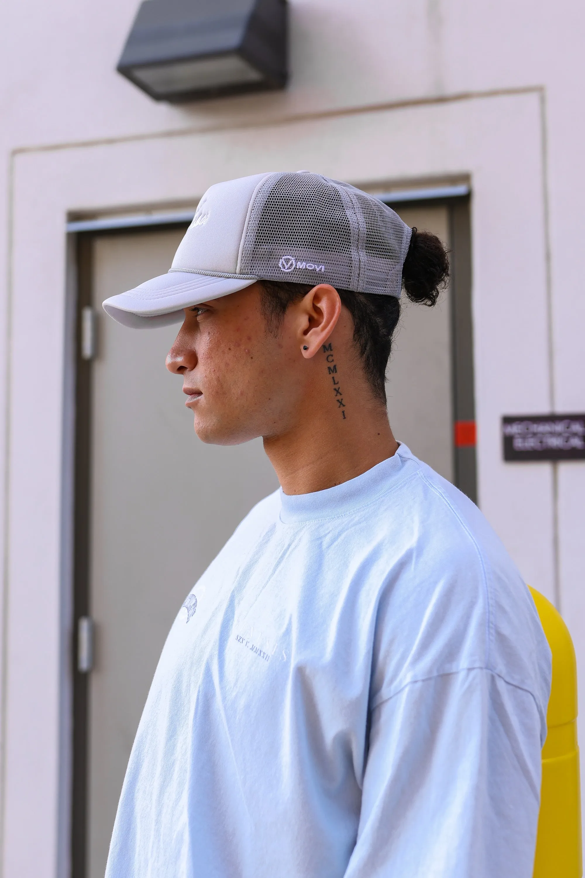 SZN 5 FOAM TRUCKER HAT - MOONLIGHT GREY