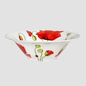 Taitù Great Red Dance Porcelain Bowl Fine Bone China 12-11-7