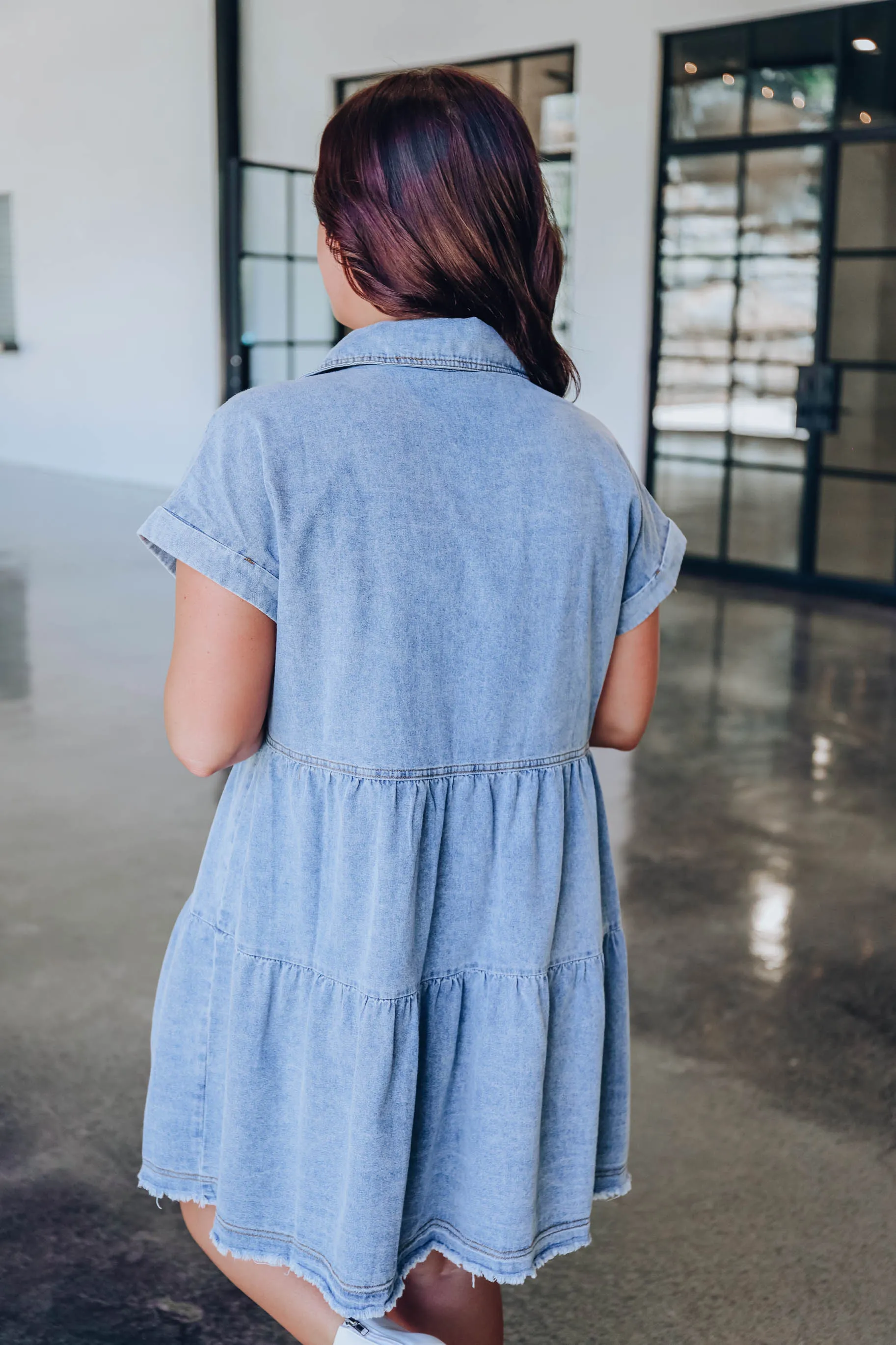 Tanya Denim Babydoll Dress