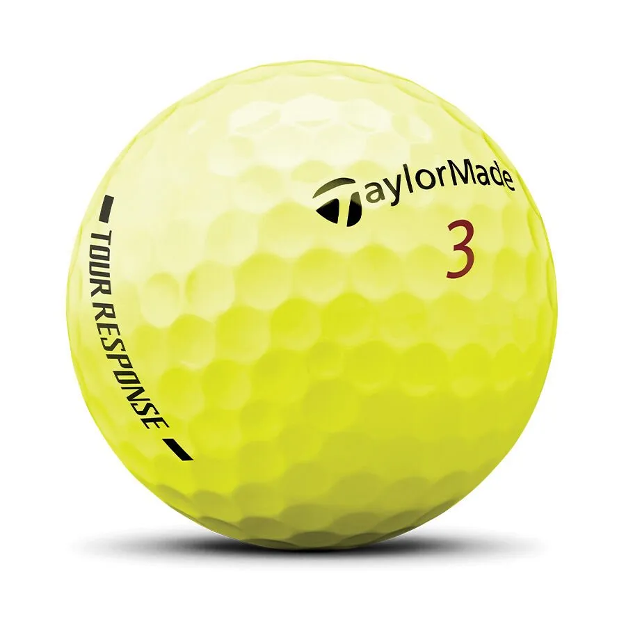 TaylorMade Tour Response Yellow Personalized Golf Balls