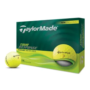 TaylorMade Tour Response Yellow Personalized Golf Balls