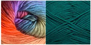 TEAL   ZINNIA- Embossed Phoenix Scarf KIT