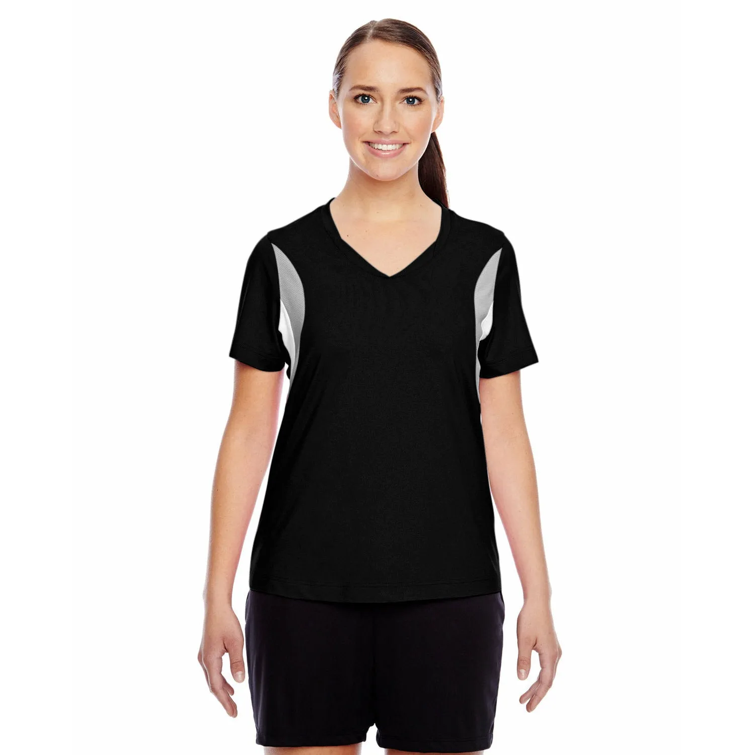 Team 365  Ladies' Short-Sleeve V-Neck All Sport Jersey