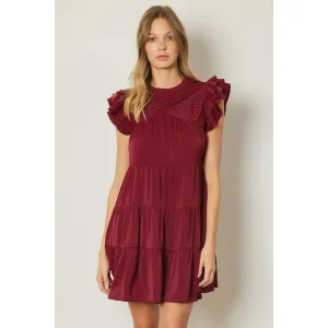 Text ME Dress in Wine