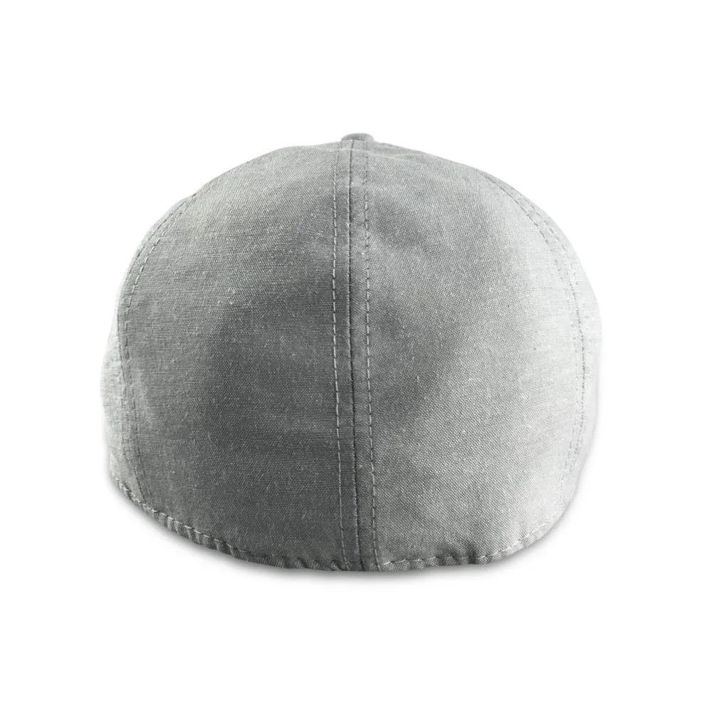 The Caddy Boston Scally Cap - Light Grey