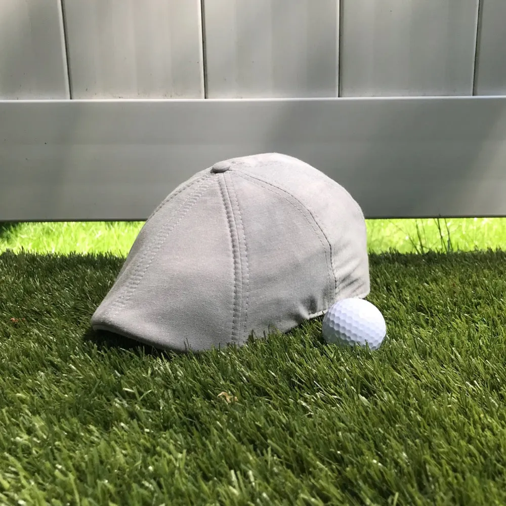 The Caddy Boston Scally Cap - Light Grey