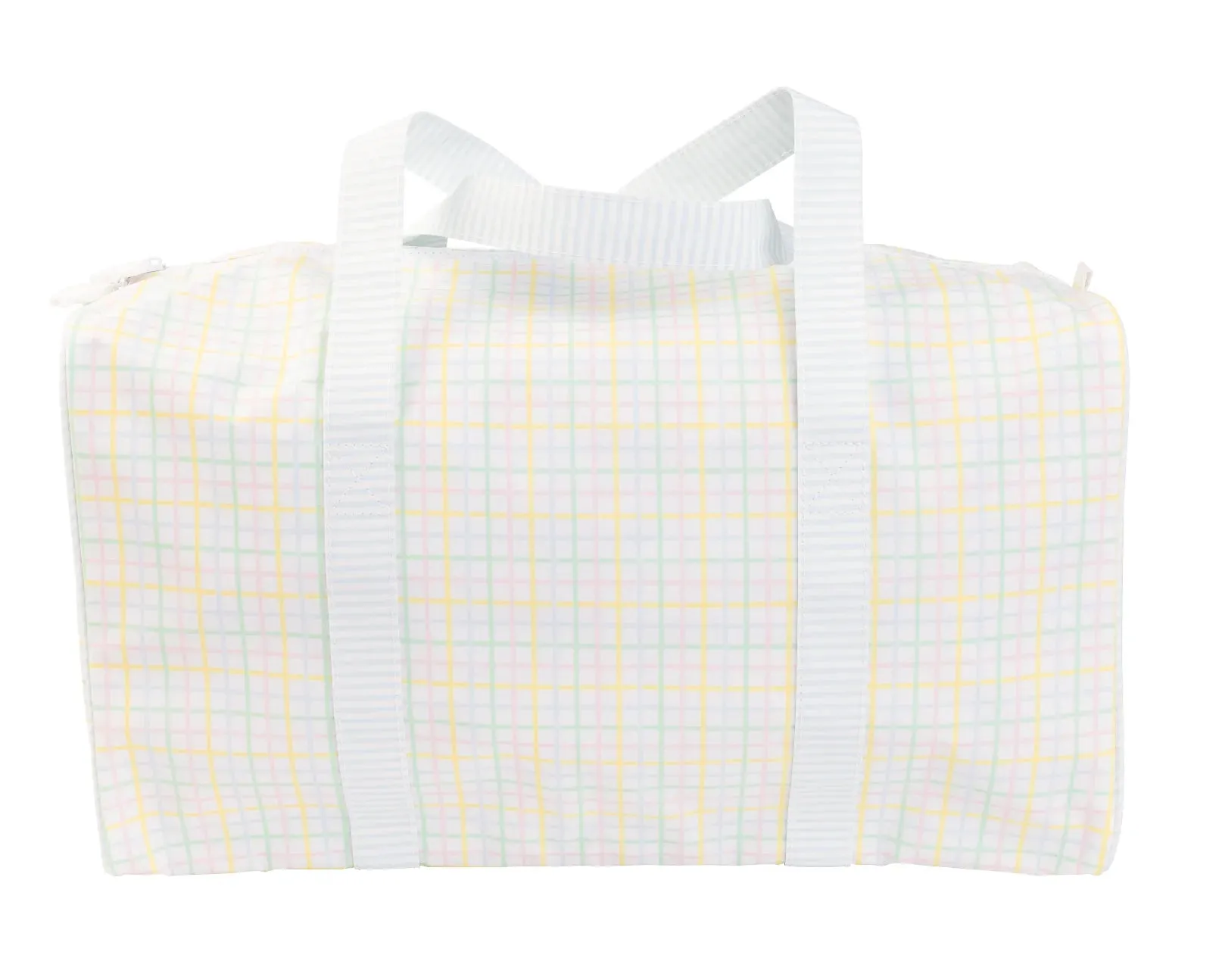 The Duffel Bag Multi Windowpane by Apple of My Isla