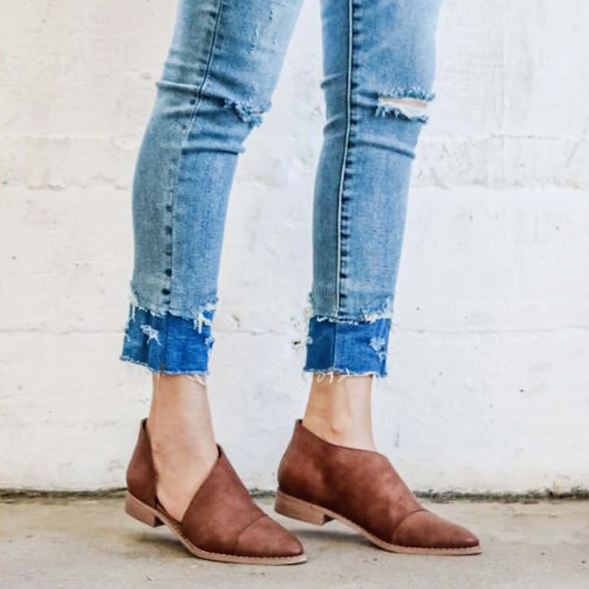The Freya Bootie in Brown