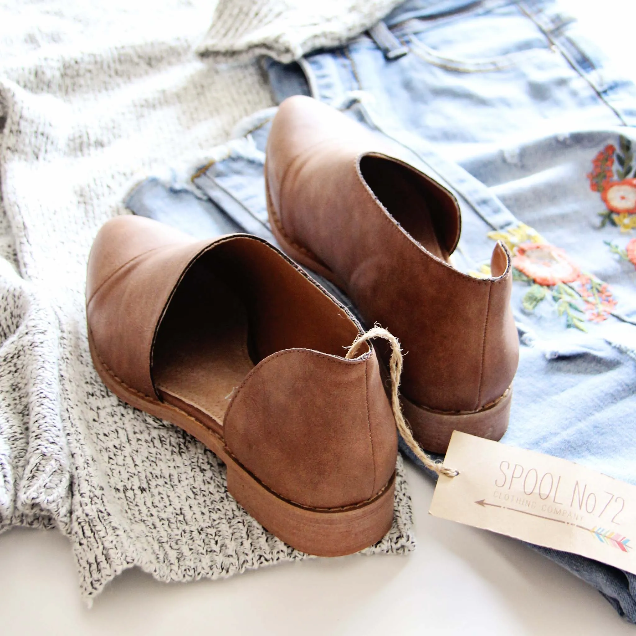 The Freya Bootie in Brown