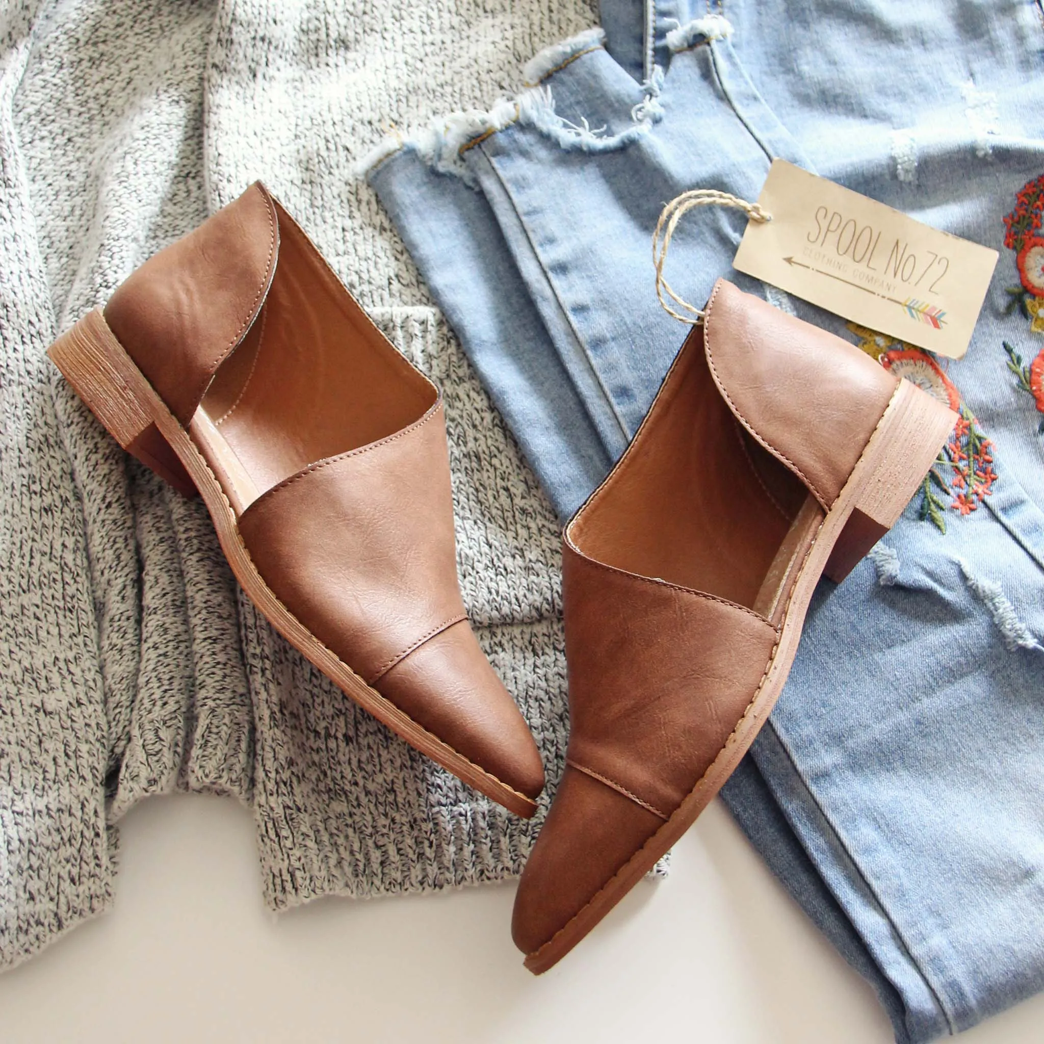 The Freya Bootie in Brown