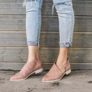 The Freya Bootie in Rose