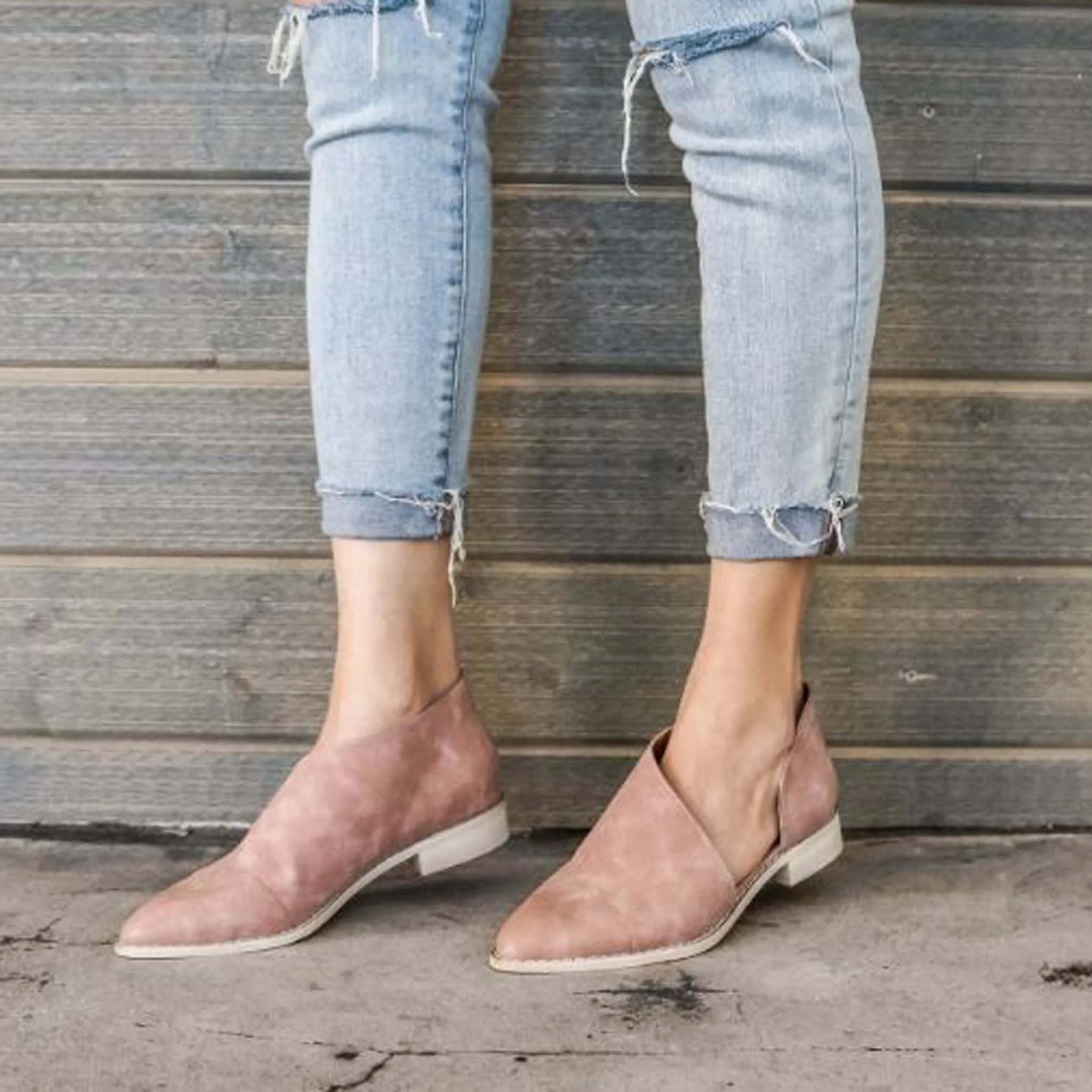 The Freya Bootie in Rose