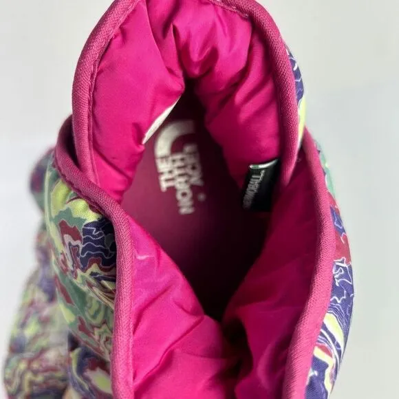 THE NORTH FACE Youth THERMOBALL TRACTION BOOTIES US 3 Kid's Pink Puffer Boot