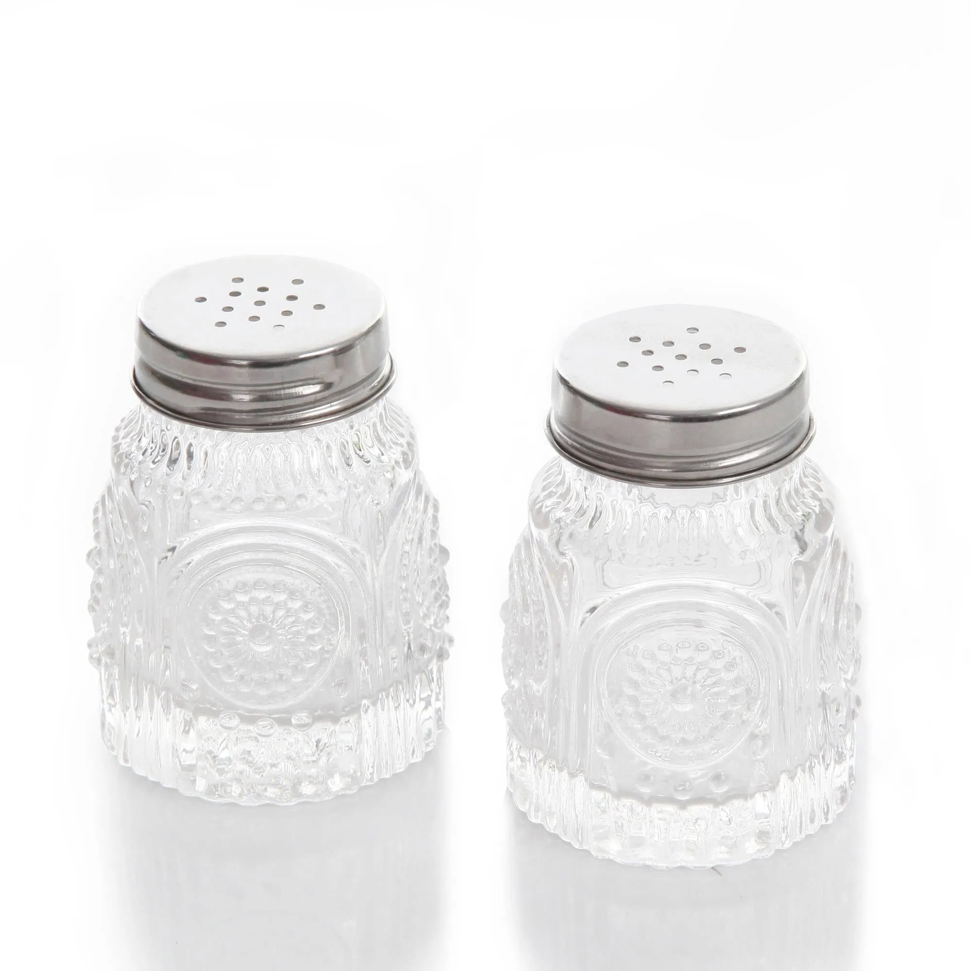 The Pioneer Woman Adeline Glass Butter Dish with Salt and Pepper Shaker Set