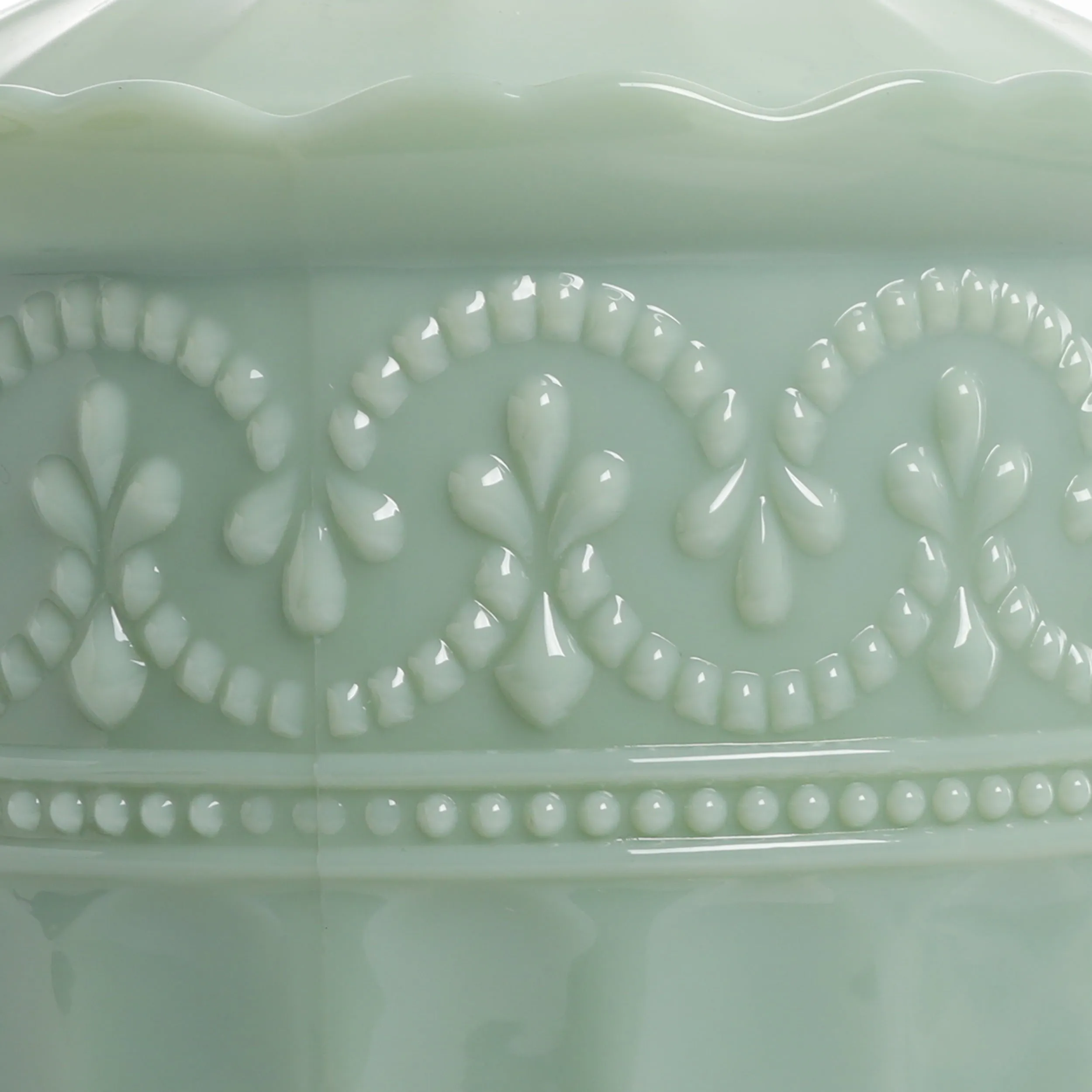 The Pioneer Woman Timeless Beauty 9.8-inch Jade Glass Cookie Jar