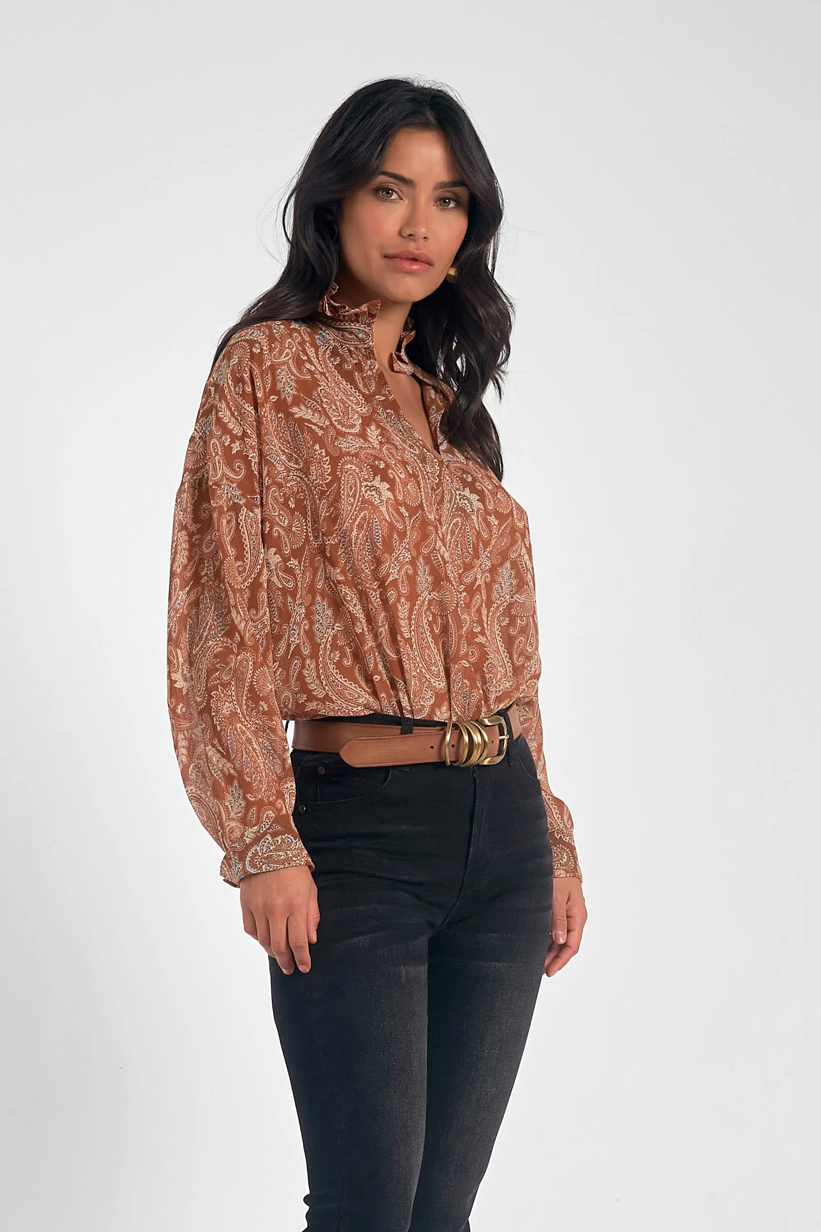 The Winnie Paisley Blouse