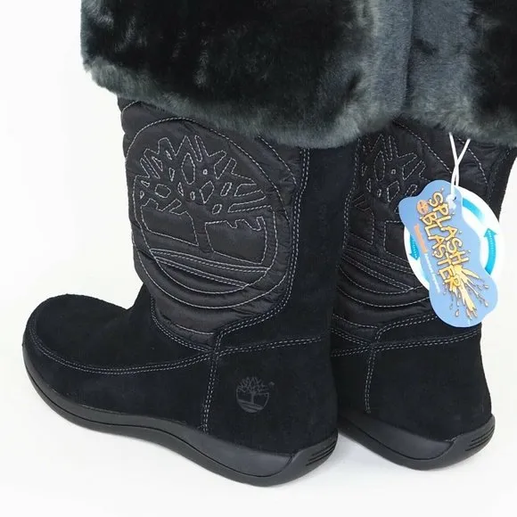 Timberland Hollyberry TL Pull-On Boots Winter Suede New