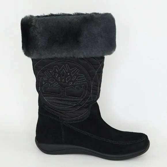 Timberland Hollyberry TL Pull-On Boots Winter Suede New