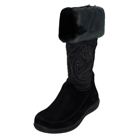Timberland Hollyberry TL Pull-On Boots Winter Suede New