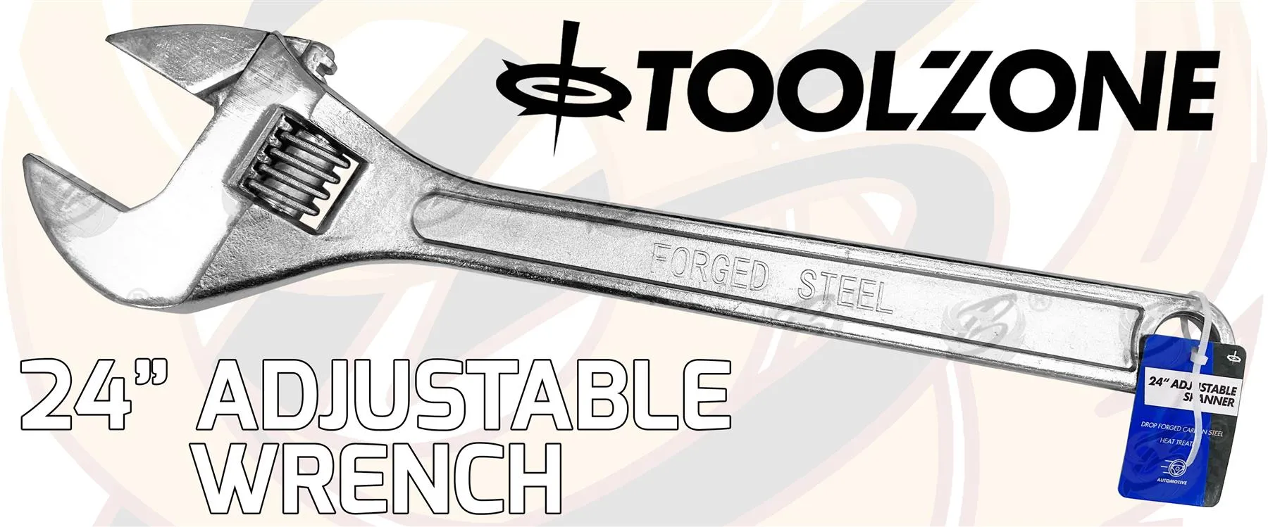 TOOLZONE 24" ADJUSTABLE WRENCH