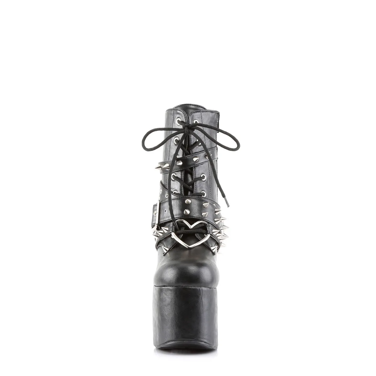 TORMENT-700  Black Vegan Leather