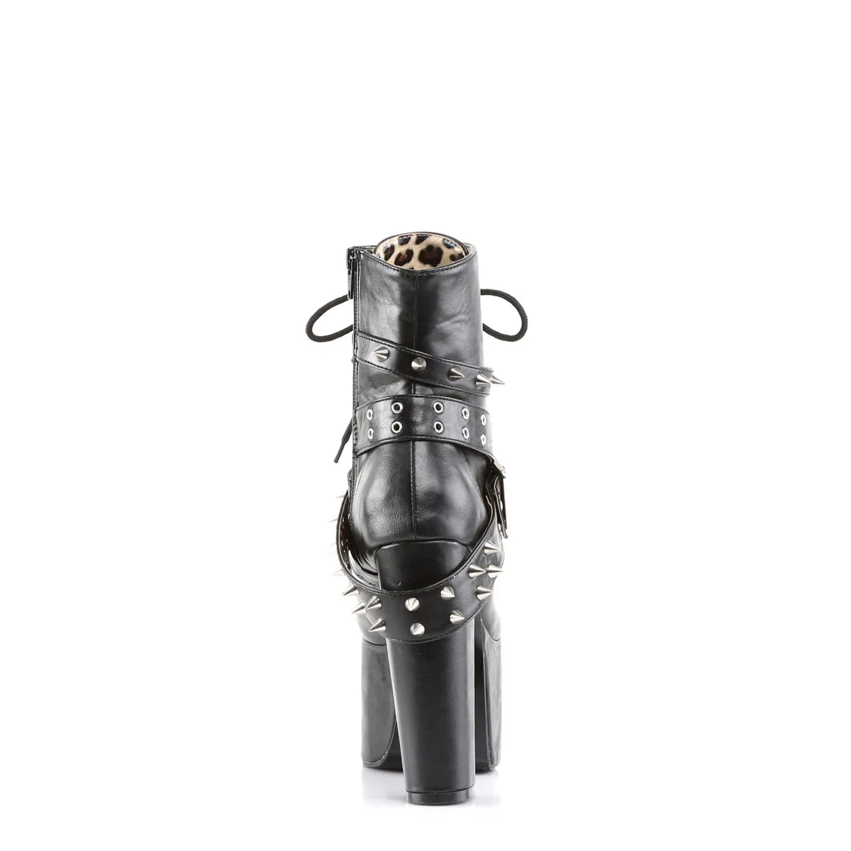 TORMENT-700  Black Vegan Leather