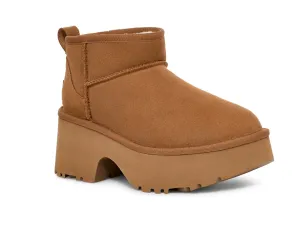 Ugg: Classic Ultra Mini New Heights in Chestnut