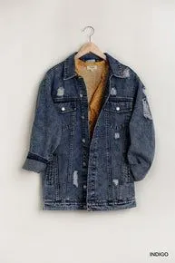 Umgee Brand - Frayed Denim Jacket