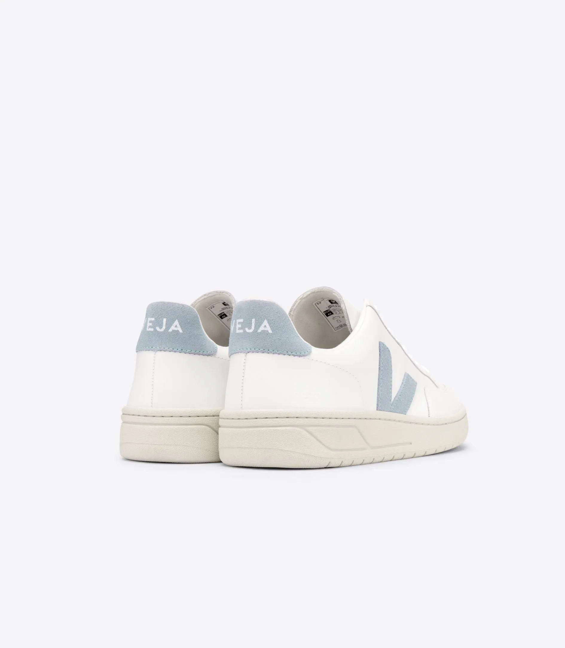 V-12 LEATHER WHITE STEEL