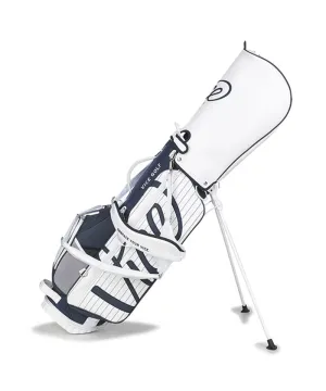 Vice Golf Atelier Pinstripe Stand Bag - White