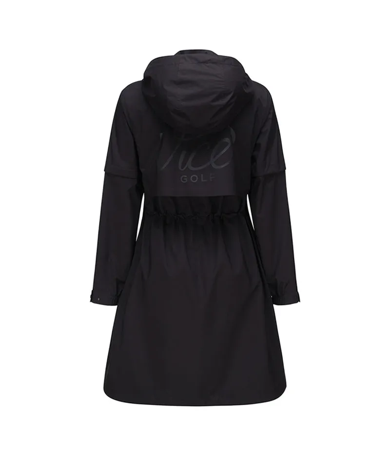 Vice Golf Atelier Women Long Rain JK - Black