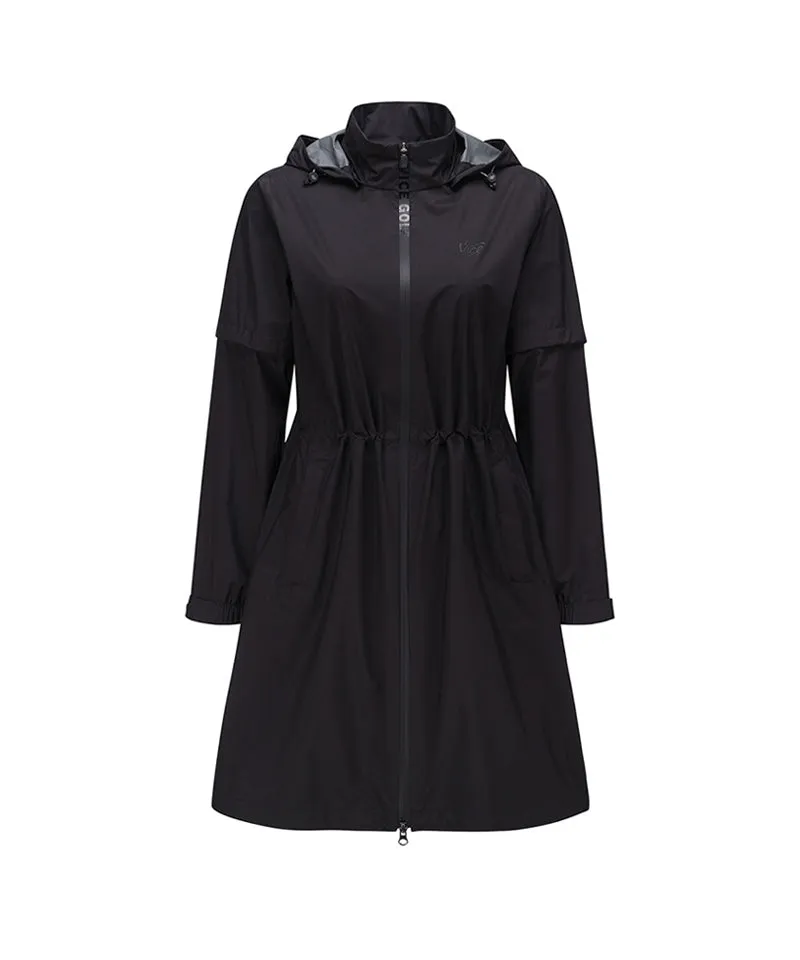 Vice Golf Atelier Women Long Rain JK - Black