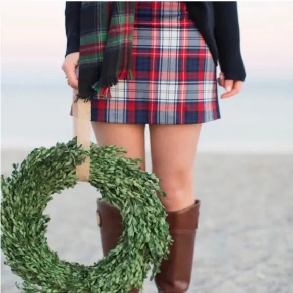 Vineyard Vines Brand New! Winter Wool Plaid Mini Skirt - Size 8 (NWT)