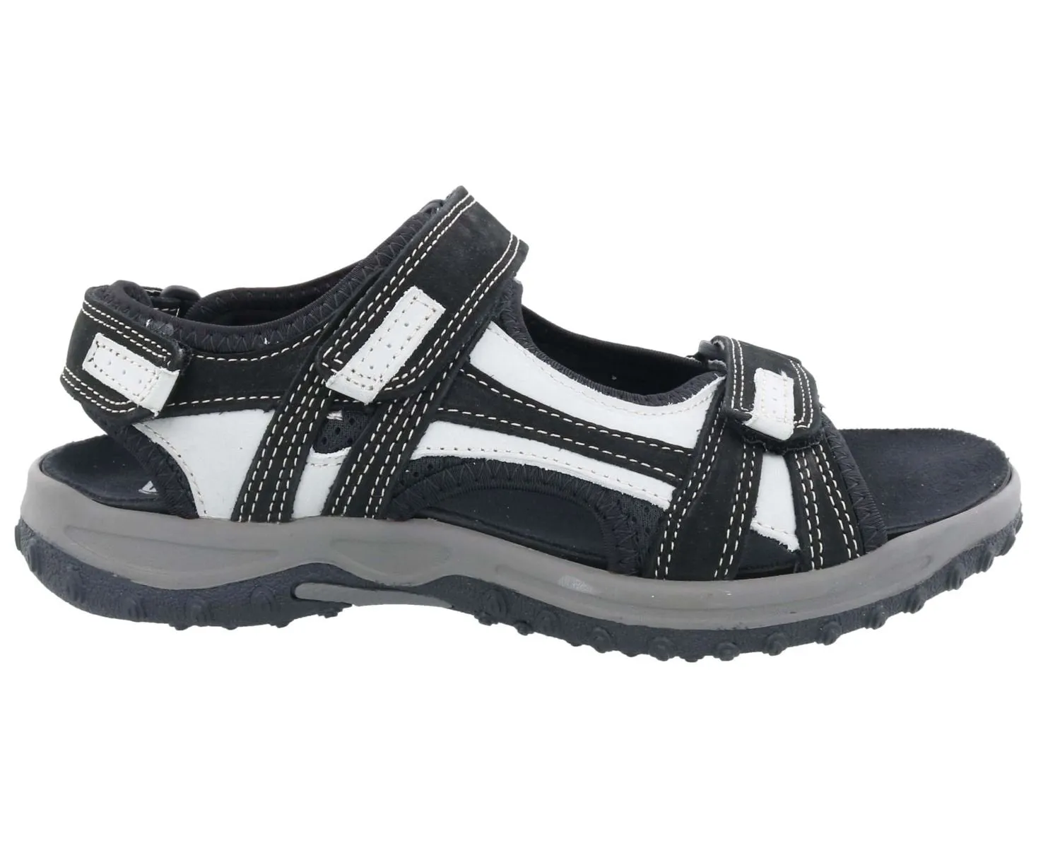 WARREN Black/Grey Nubuck