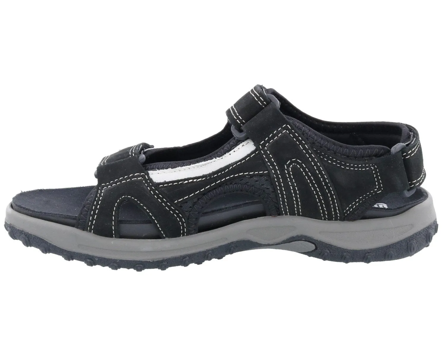 WARREN Black/Grey Nubuck
